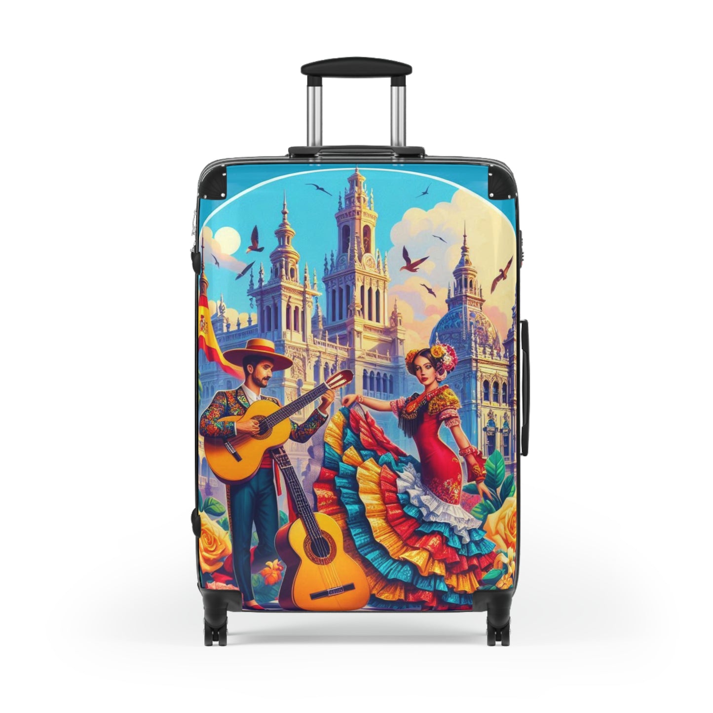 Vibrant Mariachi Suitcase - Colorful Travel Luggage for Adventure Seekers