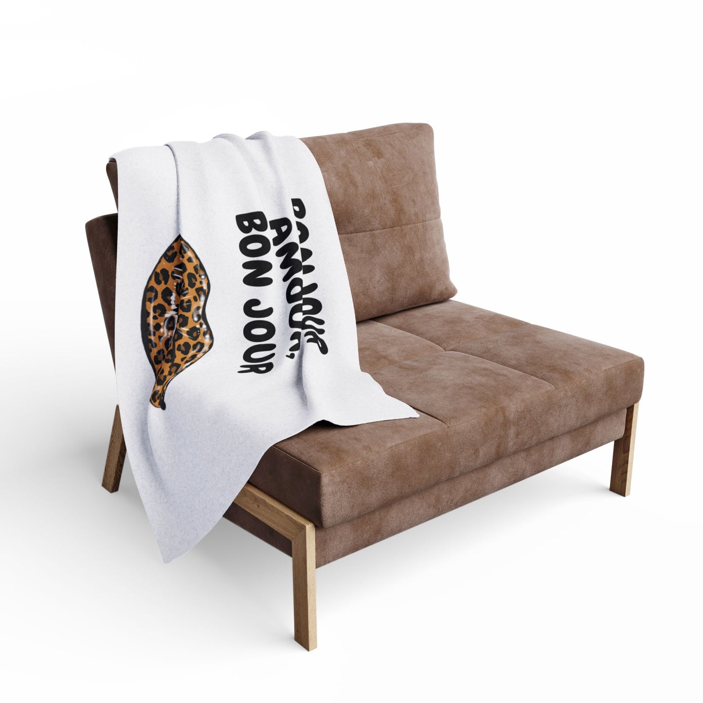 Chic Leopard Print Fleece Blanket | Cozy Home Decor, Blanket Gift, Stylish Throw, Snuggly Accent, Bed & Couch Decor