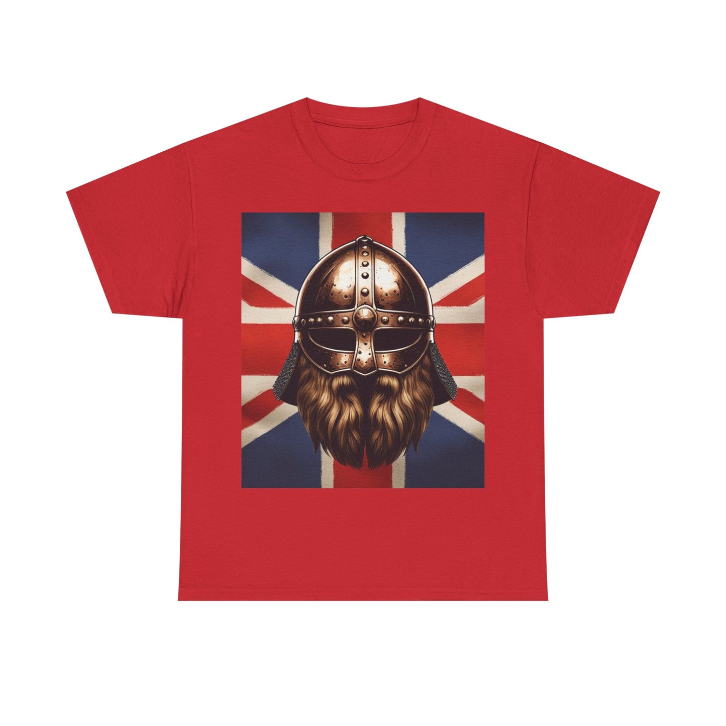 Viking Warrior Cotton Tee, Unisex Graphic T-Shirt, Norse Mythology Shirt, Unique Gift for Dad, Casual Outfit for Men and Women