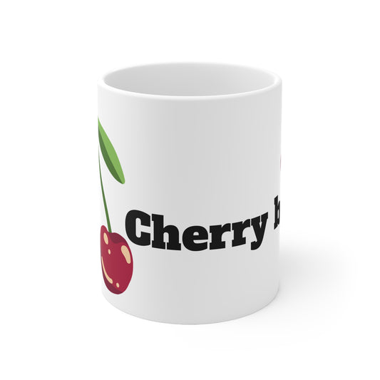 Cherry Blossom Coffee Mug - Fun Ceramic Cup for Home & Garden Lovers