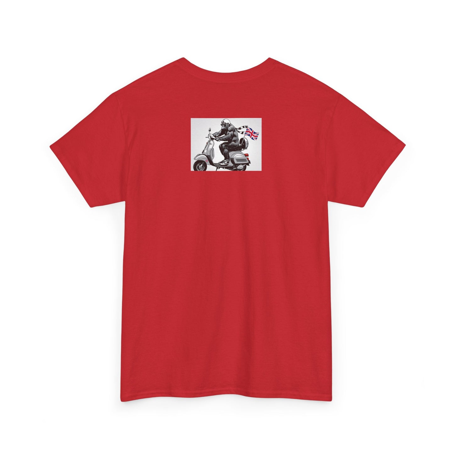 Cool Gorilla Scooter Tee, Unisex Graphic Tee, Fun Animal T-Shirt, Unique Gift for Him, Casual Summer Shirt, Motorcycle Enthusiast Apparel