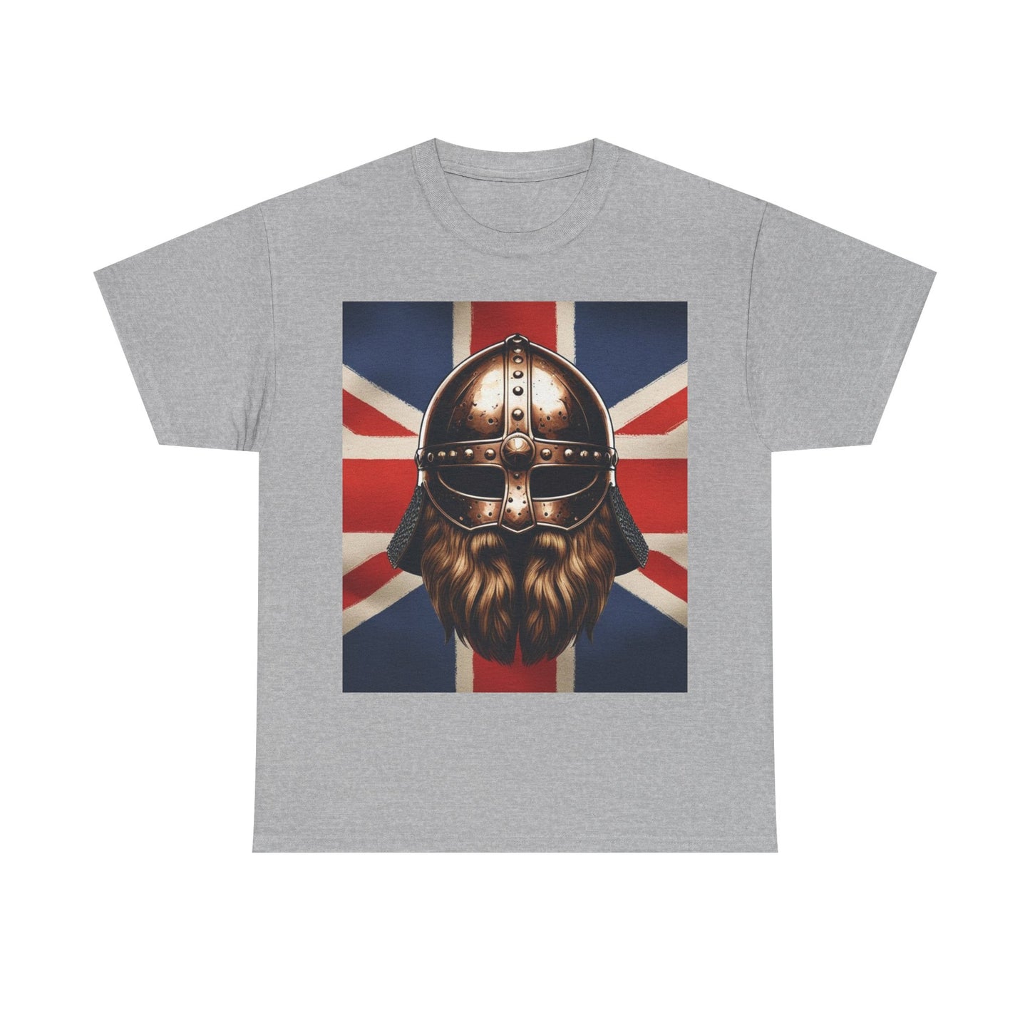 Viking Warrior Cotton Tee, Unisex Graphic T-Shirt, Norse Mythology Shirt, Unique Gift for Dad, Casual Outfit for Men and Women