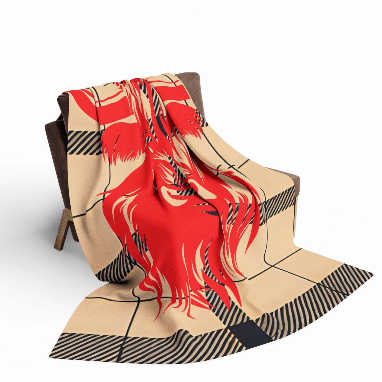 Cozy Highlander Fleece Blanket - Warm Throw for Home Decor, Camping, Cozy Nights, Rustic Gifts, Celebration