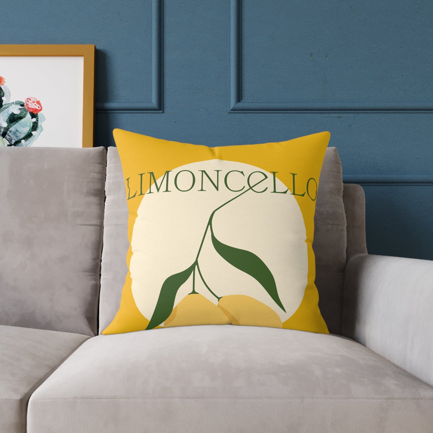 Limoncello Lemon Square Pillow – Brighten Up Your Home Decor