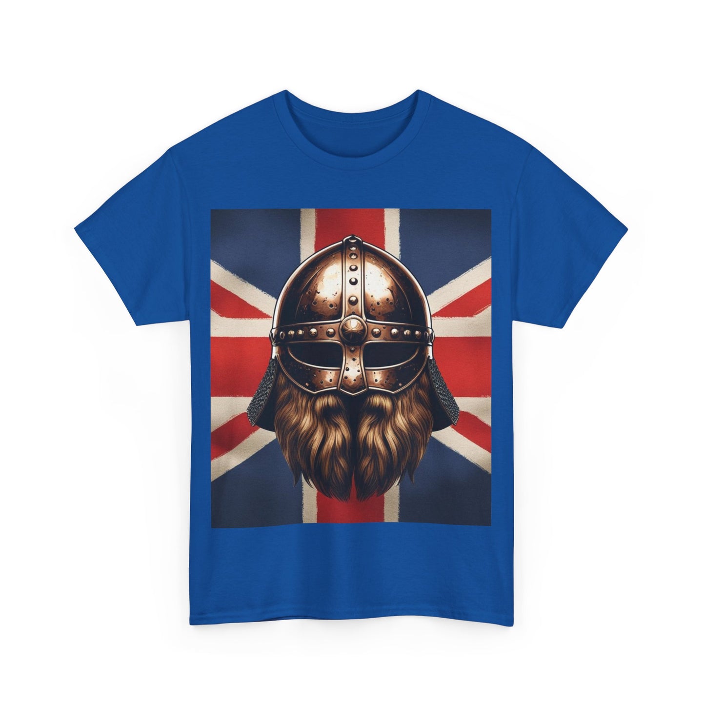 Viking Warrior Cotton Tee, Unisex Graphic T-Shirt, Norse Mythology Shirt, Unique Gift for Dad, Casual Outfit for Men and Women