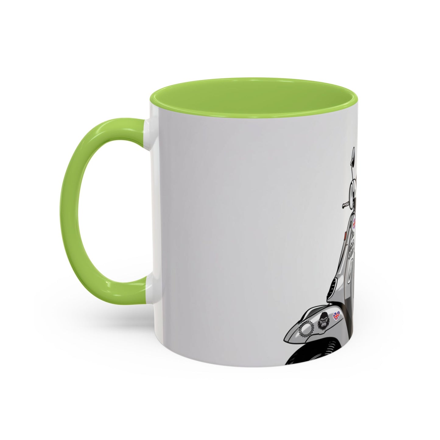 Cool Gorilla Scooter Mug - Fun Coffee Cup for Animal Lovers, Gift for Birthdays, Cool Caffeine Fix, Unique Decor
