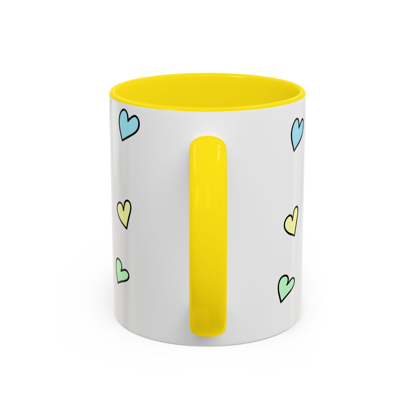 Heartfelt Miss You Accent Coffee Mug, Cute Gift for Friends, Personalized Coffee Cup, Thoughtful Gift for Loved Ones, Cheerful Home Decor