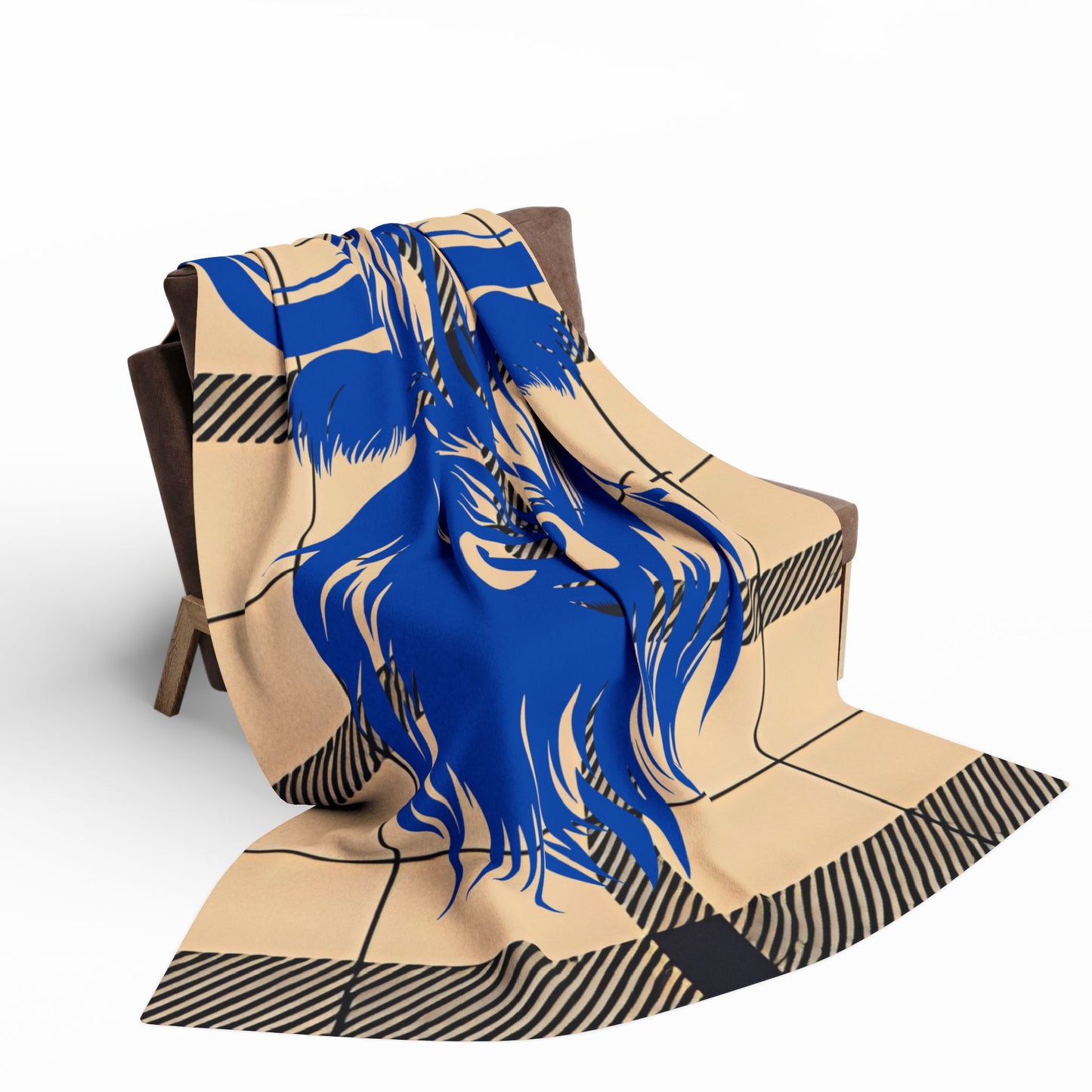 Cozy Highland Cow Fleece Blanket - Warm Blanket, Home Decor, Gift for Cow Lovers, Plaid Throw Blanket, Winter Essentials