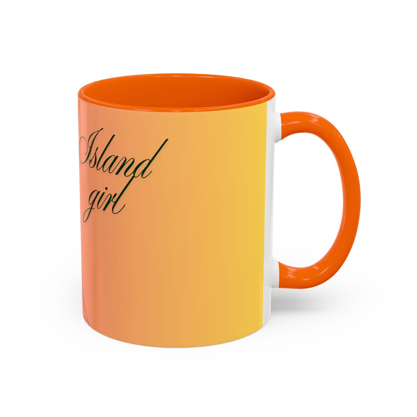 Vibrant Accent Coffee Mug - Island Girl Design, Perfect for Beach Lovers, Gift for Any Occasion, Unique Home Decor, Summer Vibes, [...]