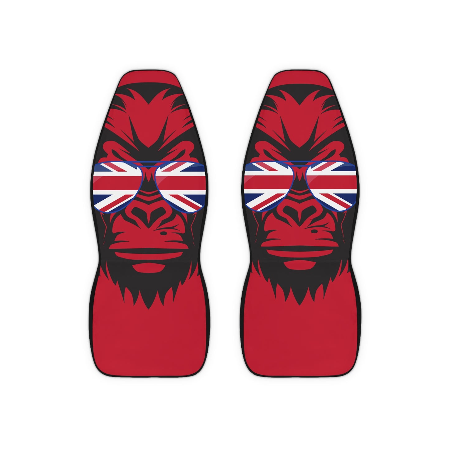 Gorilla Spirit Polyester Car Seat Covers | Funky Auto Accessories, UK Flag Car Decor, Gorilla Print Seat Protectors, Unique Car Gifts, [...]
