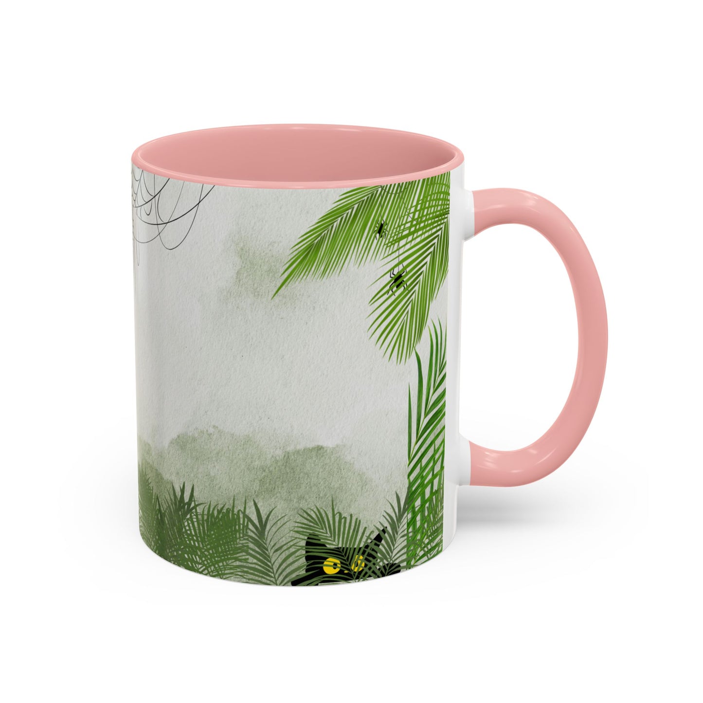 Spider Web Accent Coffee Mug | Halloween Decor, Gift for Creepy Coffee Lovers, Unique Kitchenware, Spooky Mug for Fall