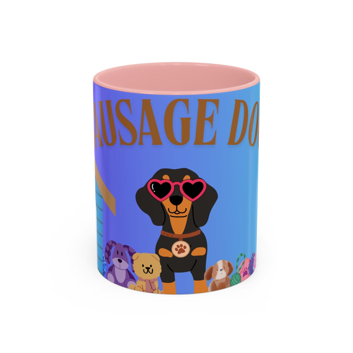 Whimsical Dog-Themed Coffee Mug, Cute Dog Mug, Gifts for Dog Lovers, Pet Owner Mug, Fun Canine Mug, Sausage Dog Coffee Cup