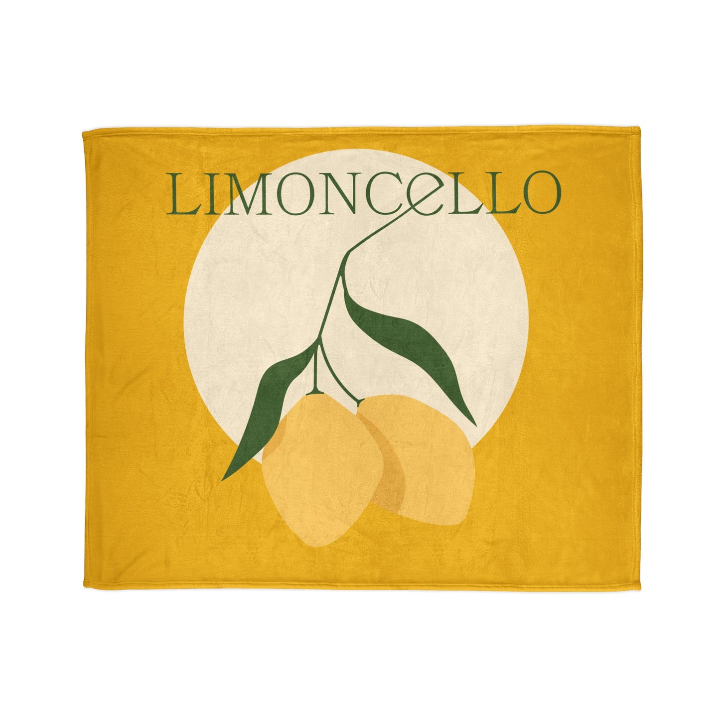 Limoncello Soft Polyester Blanket – Cozy Lemon-Themed Decor for Home and Gifts