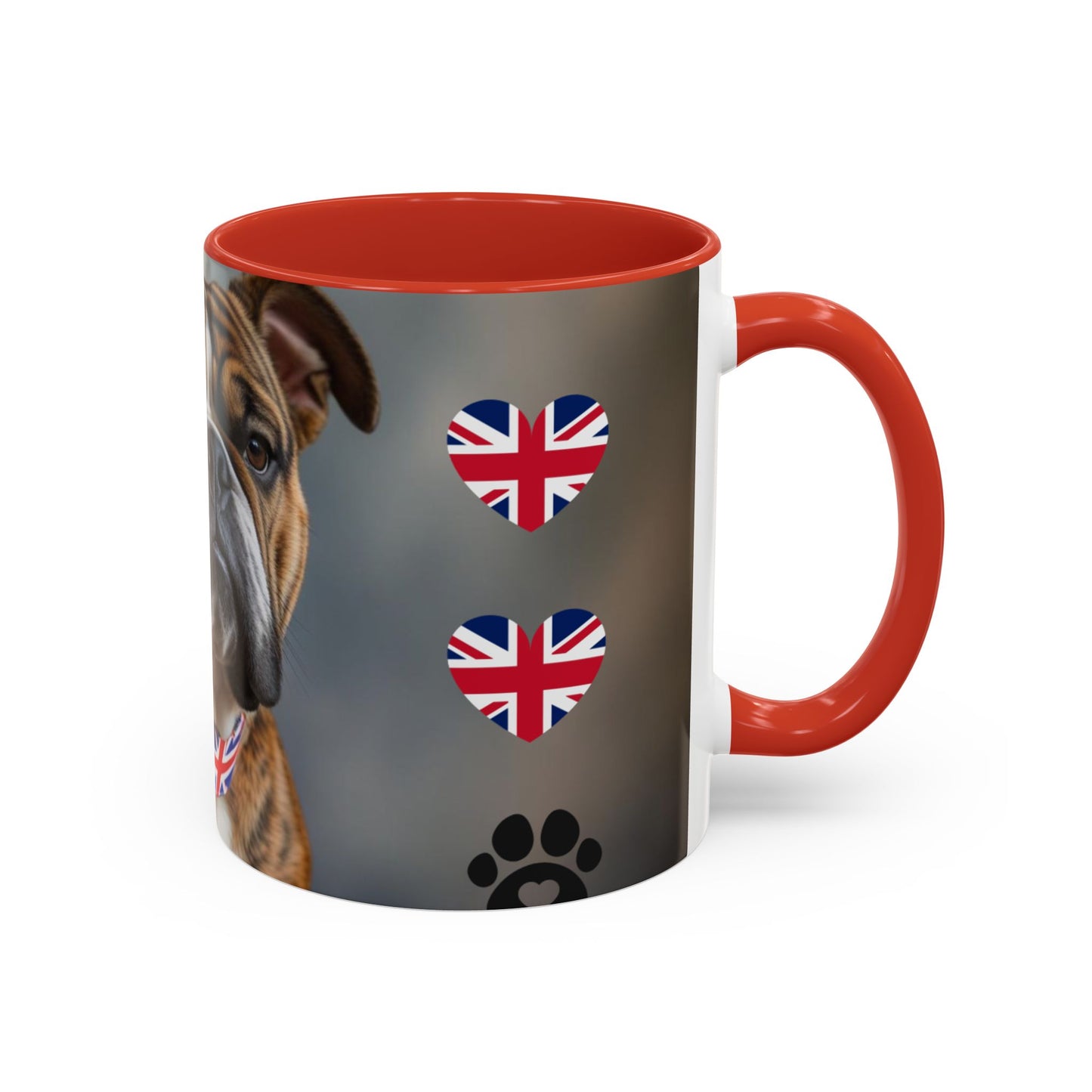 British Bulldog Accent Coffee Mug - Unique Pet Lover Gift, Dog-Themed Drinkware, Funny Dog Mug, Pet Parent Gift, Home & Kitchen Decor