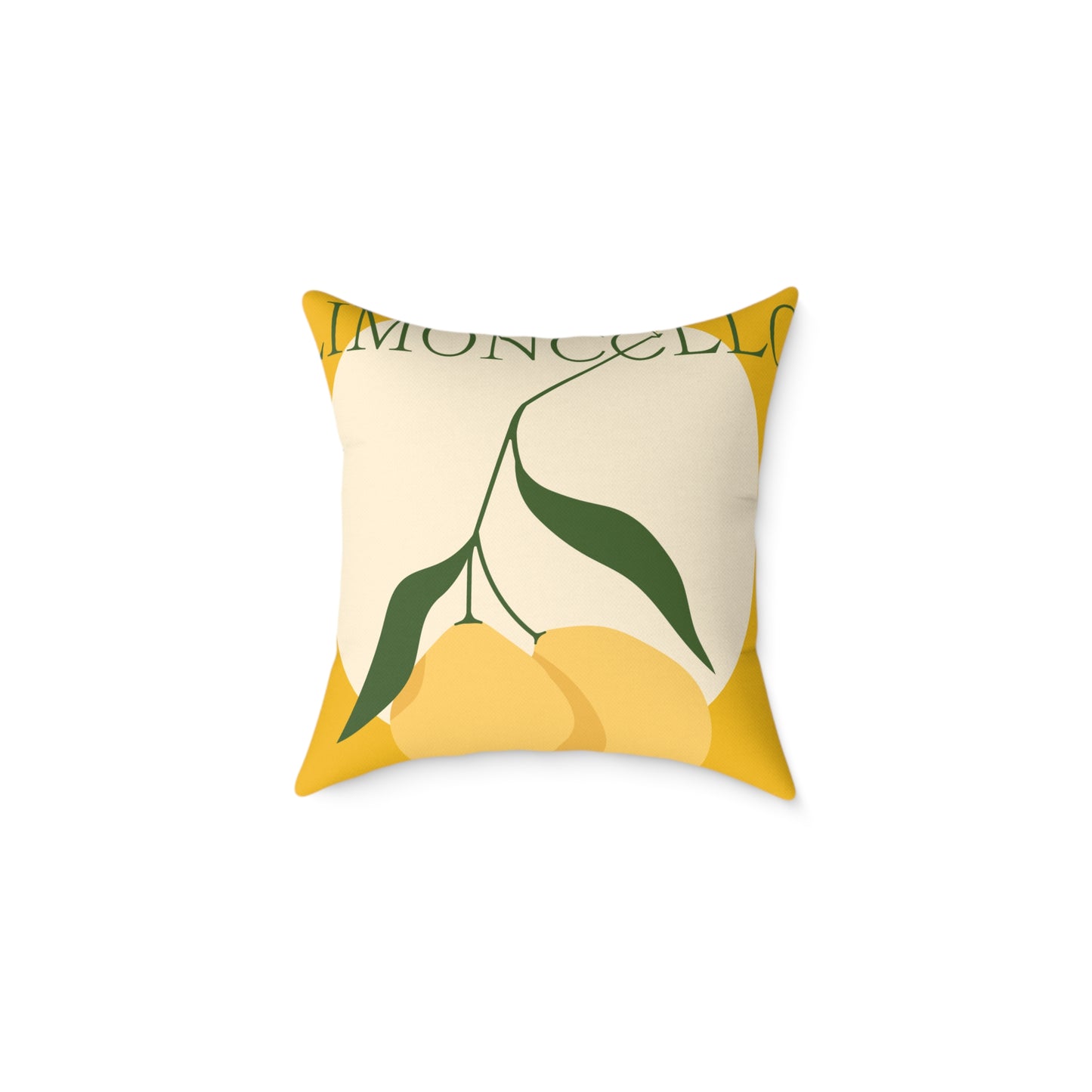 Limoncello Lemon Square Pillow – Brighten Up Your Home Decor