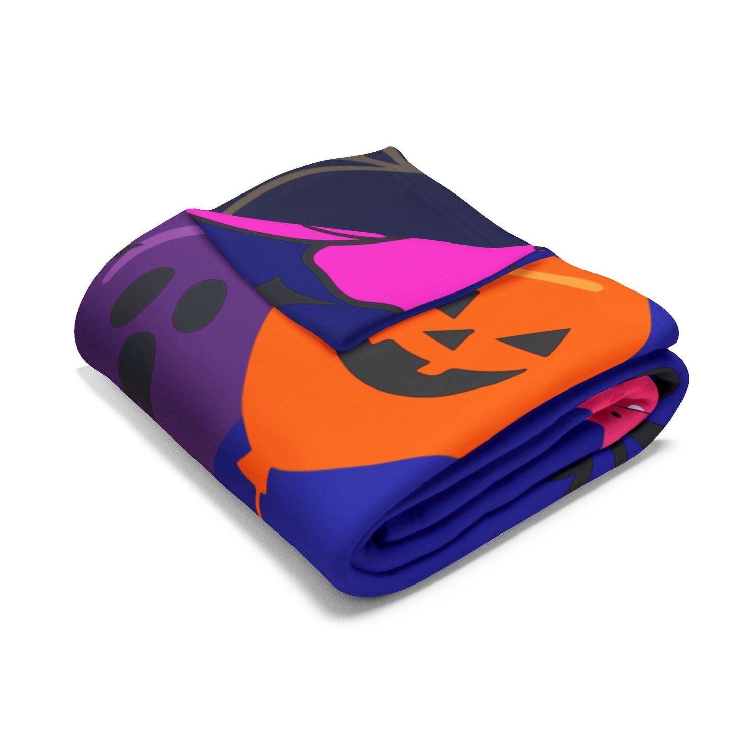 Spooky Ghost Fleece Blanket, Cozy Halloween Decor, Boo Blanket, Cozy Throw, Kids’ Halloween Gift, Fall Home Essentials