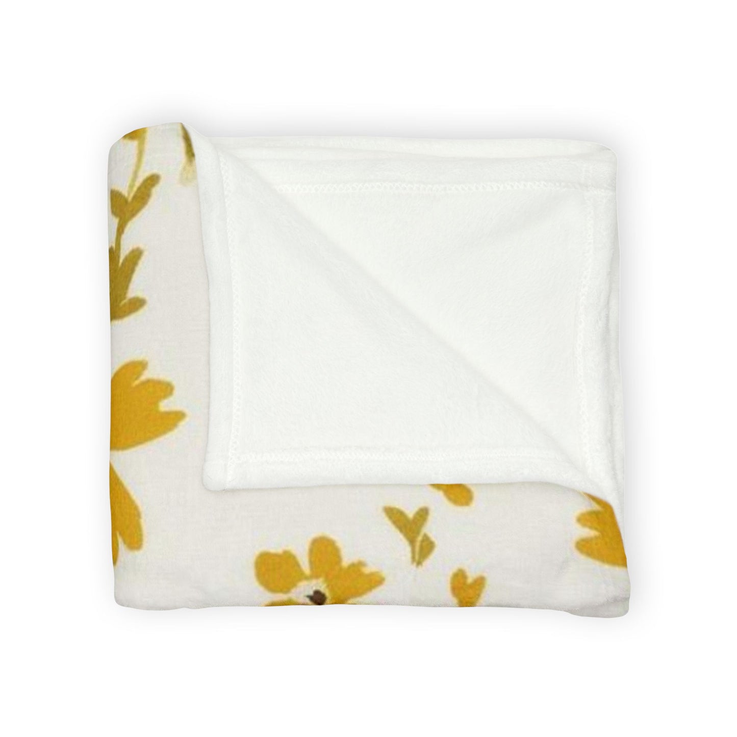 Cozy Floral Polyester Blanket - Soft Throw for Home Decor