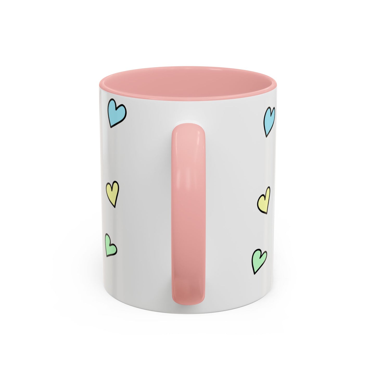 Heartfelt Miss You Accent Coffee Mug, Cute Gift for Friends, Personalized Coffee Cup, Thoughtful Gift for Loved Ones, Cheerful Home Decor