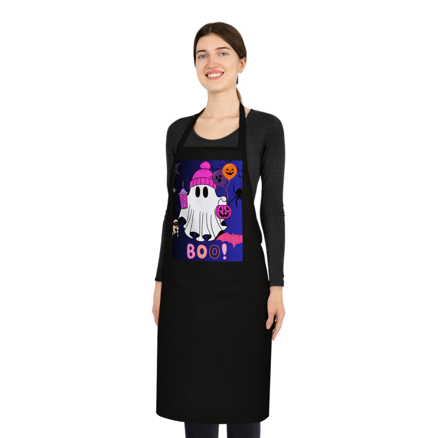 Halloween Cotton Apron, Ghost Print Cooking Apron, Boo! Apron for Baking, Perfect for Halloween Parties, Kitchen Gift for Adults, Fun [...]