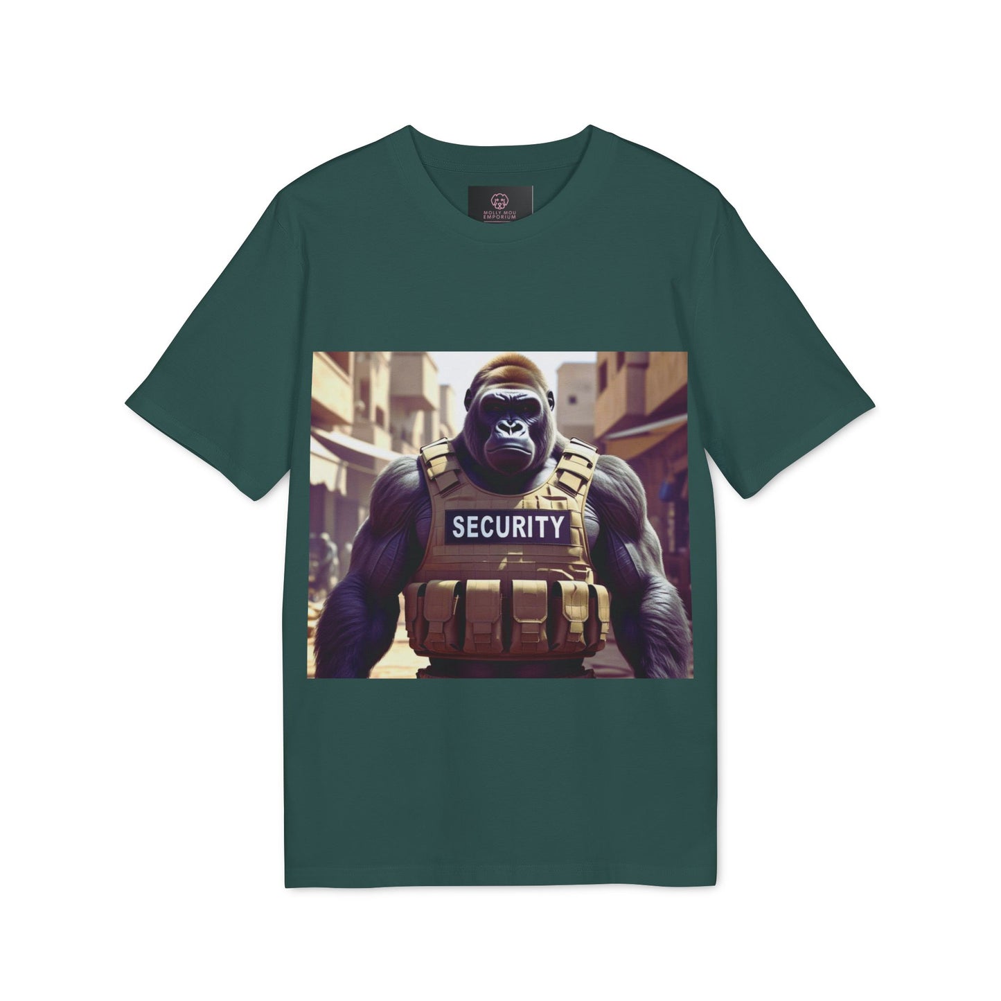 Security Gorilla T-Shirt, Funny Graphic Tee, Unisex Humor Shirt, Gift for Creators, Casual Wear, Streetwear Style