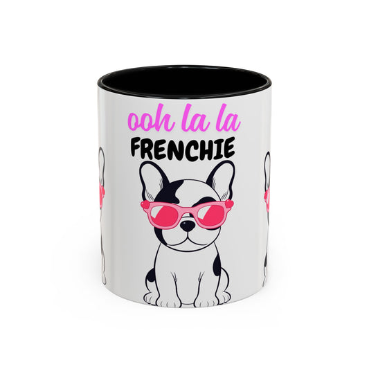 Cute French Bulldog Coffee Mug | Ooh La La Frenchie Cup, Pet Lover Gift, Dog Mom Mug, Animal Lover Present, Funny Coffee Cup
