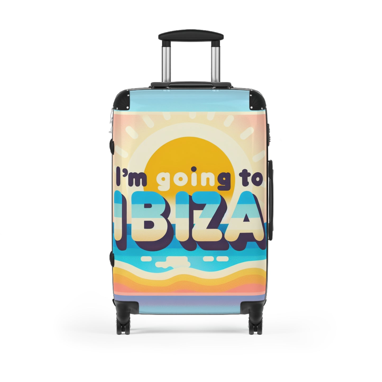 Colorful Ibiza Suitcase – Perfect for Travelers