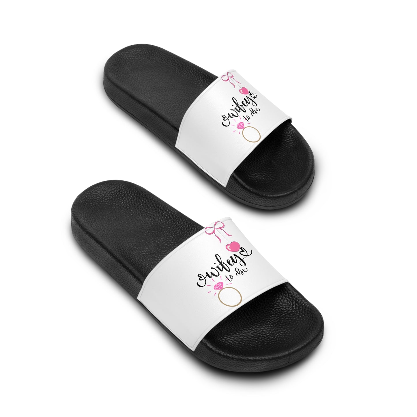 Bridal Slide Sandals, Bridal Shower Gift, Wedding Favors, Comfortable Footwear, Hen Party Accessories, Bride Slippers, Flip Flops