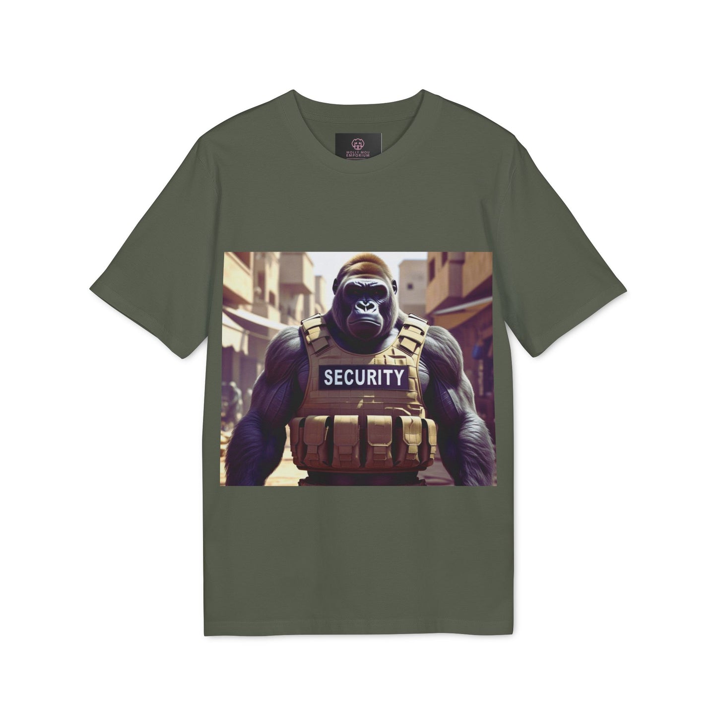 Security Gorilla T-Shirt, Funny Graphic Tee, Unisex Humor Shirt, Gift for Creators, Casual Wear, Streetwear Style