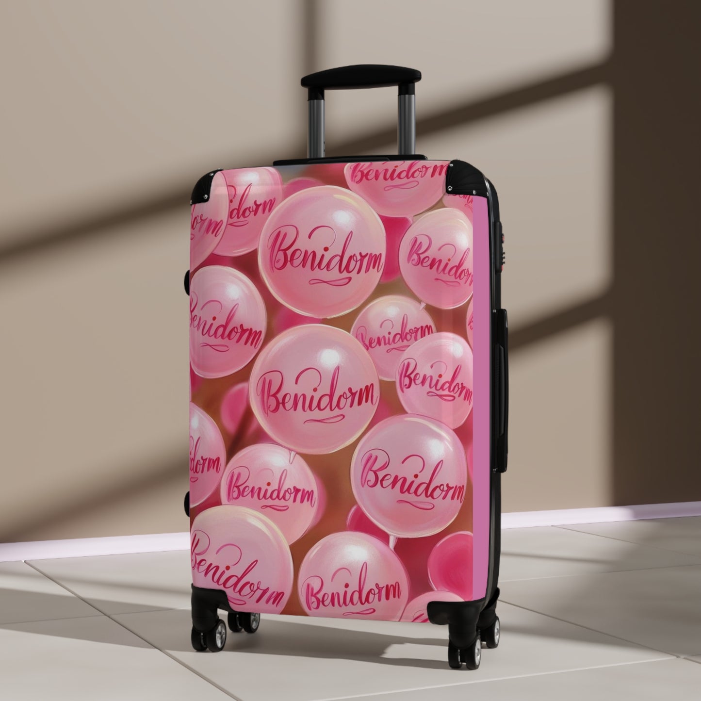 Benidorm-Inspired Stylish Suitcase for Travel Enthusiasts