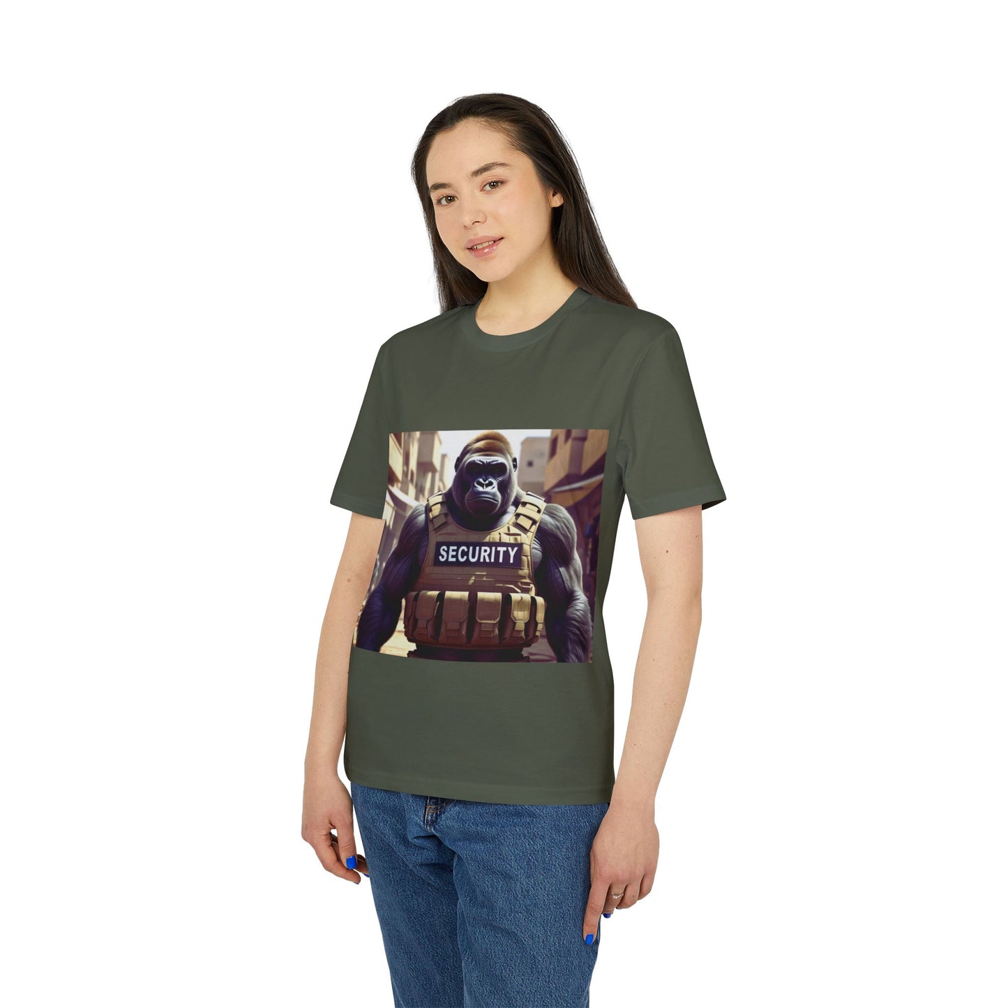 Security Gorilla T-Shirt, Funny Graphic Tee, Unisex Humor Shirt, Gift for Creators, Casual Wear, Streetwear Style