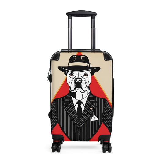 Stylish Dog Portrait Suitcase - Travel in Unique Style