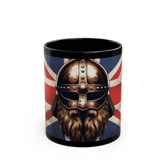 Viking-Themed Mug for Coffee Lovers, Unique Gift for Him, British Heritage Decor, 11oz or 15oz